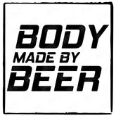 Body Made By Beer Funny Pattern Design