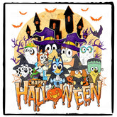 BLUEY Happy Halloween All Characters Design