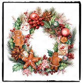 Christmas Wreath Pattern Design