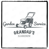Garden Service Grandad's Pattern Design
