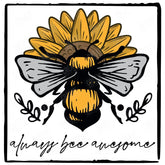 Always Bee Awesome Pattern Design