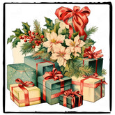 Christmas Presents Gifts Pattern Design