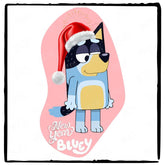 BLUEY Christmas Dad Bandit New Year Xmas Design
