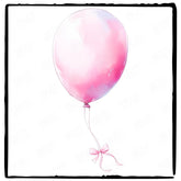 Birthday Single Balloon Pattern Design