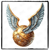 Harry Potter Golden Snitch Pattern Design