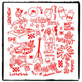 Greenday Red Doodles Song Album Design