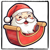 Santa Claus Kids Christmas Character Design