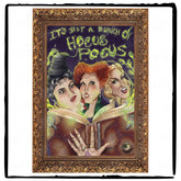 Hocus Pocus Sanderson Sisters Book Cover Halloween Design