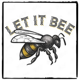 Let It Bee Bumblebee Pattern Design