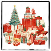 Christmas Presents Merry Xmas Pattern Design