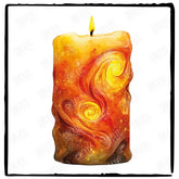 Harry Potter Themed Candle Pattern Design