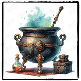 Harry Potter Cauldron Pattern Design