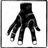 Wednesday Addams Family Thing Hand Design