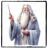 Harry Potter Dumbledore Character Pattern Design