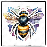 Watercolour Wasp Design