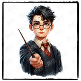Harry Potter Character Pattern Design