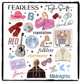 Colour Illustrations Taylor Swift Design