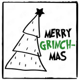 Christmas Merry GrinchMas Christmas Tree XMAS Design