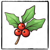 Cute Mistletoe Kids Christmas Design