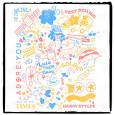 Harry Styles Colourful Doodles Song Album Design