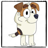 BLUEY Jack Waving Happy Blue Kids TV Design