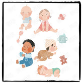 Cartoon Babies Design