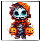 Pumpkin Boy Mask Kids Halloween Character Design