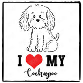 Cute Dog I Love My Cockapoo Animal