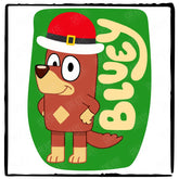 BLUEY Christmas Rusty Xmas Design