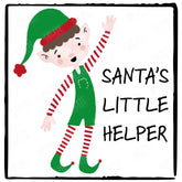 Christmas Santa's Little Helper XMAS Design