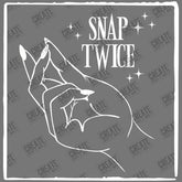 Wednesday Addams Snap Twice Design