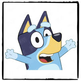 BLUEY Happy Blue Kids TV Design