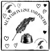 All's Fair in Love and Poetry Taylor Swift Quil Design