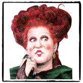 Hocus Pocus Winifred Thinking Face Halloween Design
