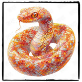 Harry Potter Themed Snake Pattern Design