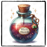 Harry Potter Felix Felicis Luck Potion Pattern Design