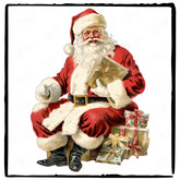 Christmas Santa Presents Pattern Design