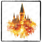 Harry Potter Themed Hogwarts Pattern Design
