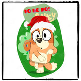 BLUEY Christmas Ho Ho Ho Bingo Xmas Design