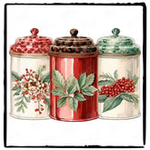 Christmas Tins Pattern Design