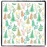 Green and Brown Fern Pattern Design