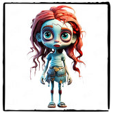 Child Sally Zombie Kids Halloween Design