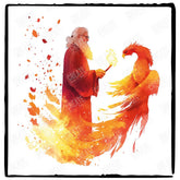 Harry Potter Themed Dumbledore Fenix Pattern Design