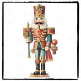 Christmas Nutcracker Pattern Design