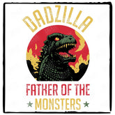 Dadzilla Father Of The Monsters Design