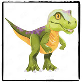TRex Dinosaur Kids Baby Pattern Design