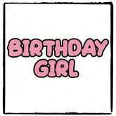 BLUEY Birthday Girl Bday Design