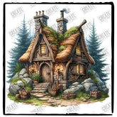 Harry Potter Hagrid's House Pattern Design