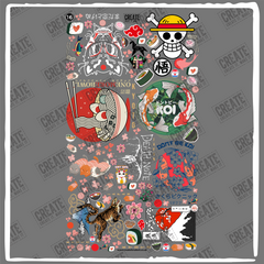 DTF Genius Pack 16 - Japanese Style Designs