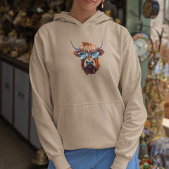 Cool Highland Cow In Sunglasses Design